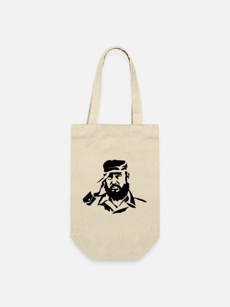 Fidel Alejandro Castro Ruz - Geschenkbeutel für Flaschen - Natur