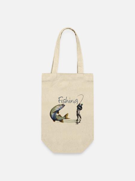 Fishing - Gift Bag for Bottles - nature