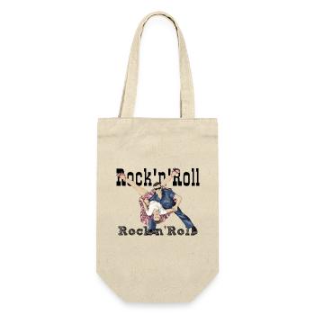 Rock and Roll - Gift Bag for Bottles - nature - Front