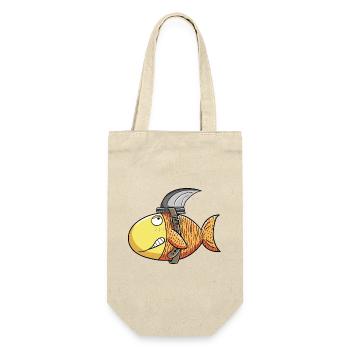 Cadeau drôle de poisson rouge I Shark I Fish - Sac à bouteille - nature - Devant