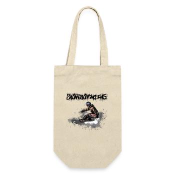 Snowboarding - Geschenkbeutel für Flaschen - Natur - Vorne