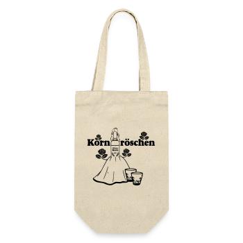 Korn , Party , Weizenkorn ,Kornröschen(25) - Geschenkbeutel für Flaschen - Natur - Vorne