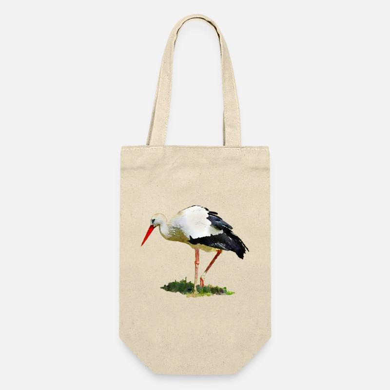 stork - Gift Bag for Bottles - nature