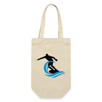 Surfer - Gift Bag for Bottles - nature - Front