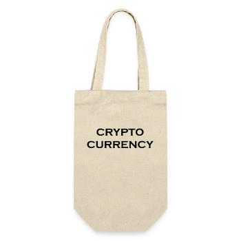 Bitcoin Trading Crypto Aktien - Geschenkbeutel für Flaschen - Natur - Vorne