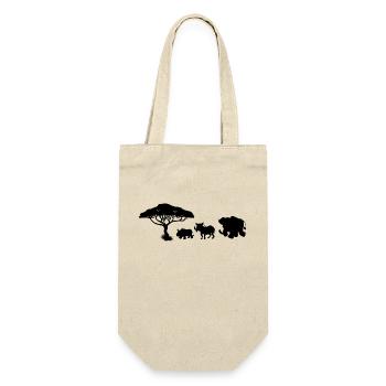 Safari Zoo Animal Safari Zoo - Gift Bag for Bottles - nature - Front