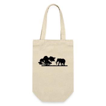 Safari Zoo Animal Safari Zoo - Gift Bag for Bottles - nature - Front