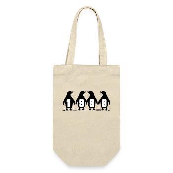 1999 Birthday Penguin Party Winter Swimmers - Gift Bag for Bottles - nature - Front