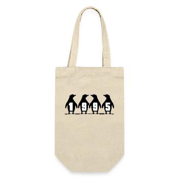 Fête des pingouins d'anniversaire 1995, nageur d'hiver - Sac à bouteille - nature - Devant
