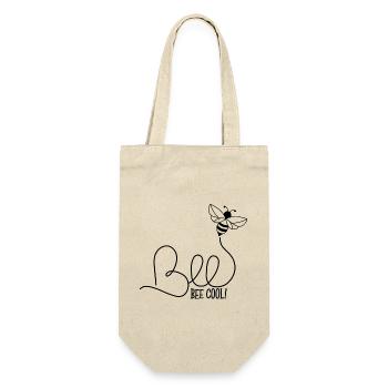 Bee Cool Plant Insekten Imkerei lustige Zitate - Geschenkbeutel für Flaschen - Natur - Vorne