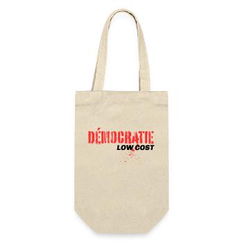 Démocratie Low Cost ? - Sac à bouteille - nature - Devant