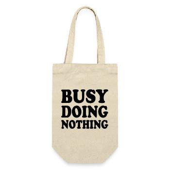 busy doing nothing - Gift Bag for Bottles - nature - Front