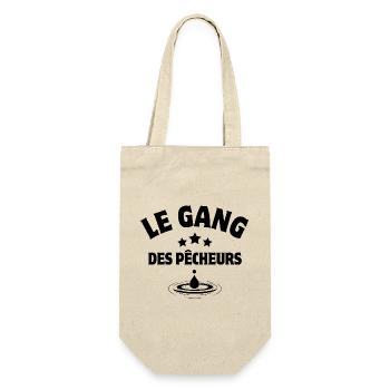 pêche, pêcheur, canne à pêche - Sac à bouteille - nature - Devant