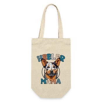 Heeler Mom Cattle Dog Dogs Mother's Day Wilsigns - Gift Bag for Bottles - nature - Front