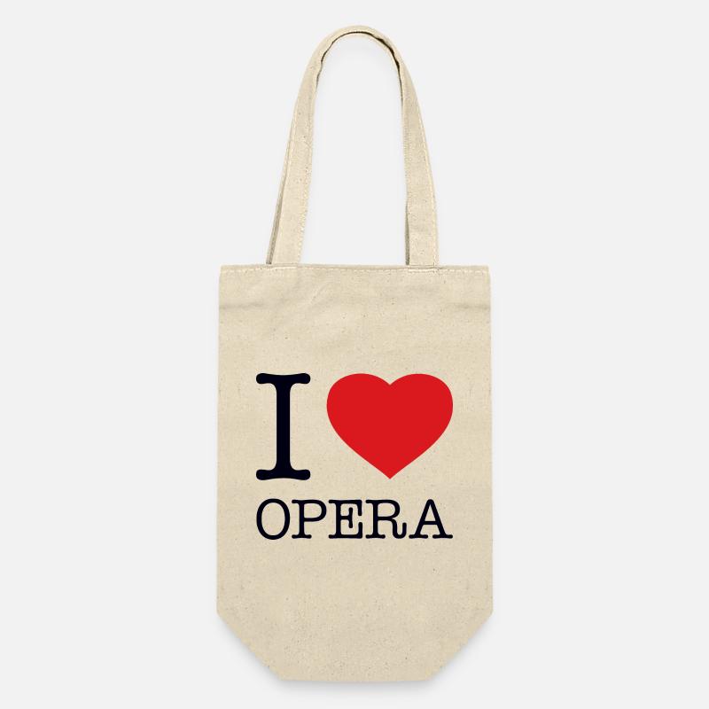J’ADORE L’OPÉRA - Sac à bouteille - nature