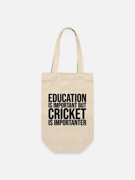 Cricket Cricket Cricket - Geschenkbeutel für Flaschen - Natur