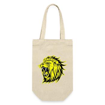 Lion Tête Sauvage Lion - Sac à bouteille - nature - Devant