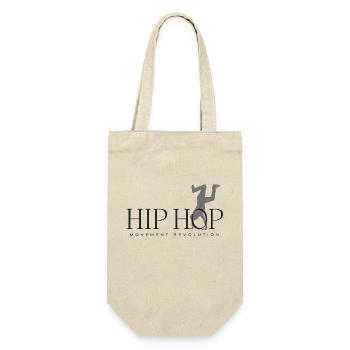 Hip Hop Dance - Geschenkbeutel für Flaschen - Natur - Vorne