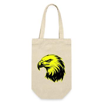 Adler Kopf Porträt Symbol - Geschenkbeutel für Flaschen - Natur - Vorne