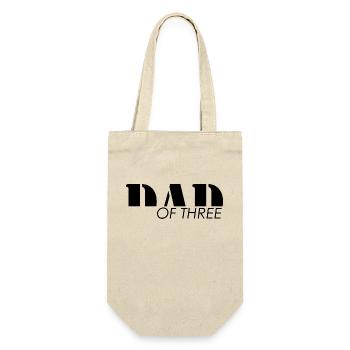 Papa - Dad of three childs - Sac à bouteille - nature - Devant
