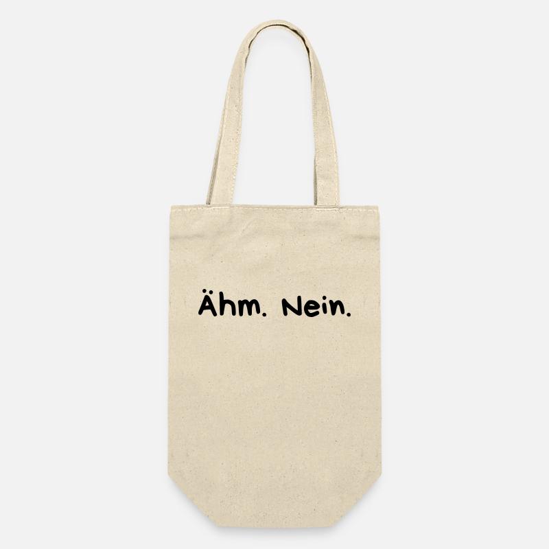 Ähm Nein - Geschenkbeutel für Flaschen - Natur