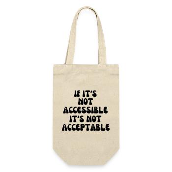 Not acceptable if it is not accessible* - Gift Bag for Bottles - nature - Front