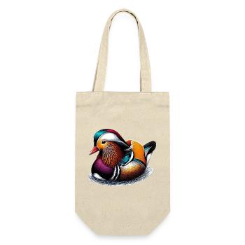 Mandarin duck - Gift Bag for Bottles - nature - Front