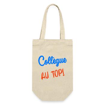 COLLEGUE. RETRAITE. RETRAITE. RETRAITEE - Sac à bouteille - nature - Devant