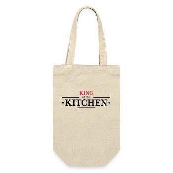 King of the Kitchen - Gift Bag for Bottles - nature - Front