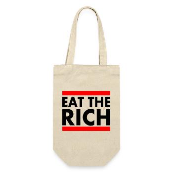 Eat the rich - Gift Bag for Bottles - nature - Front