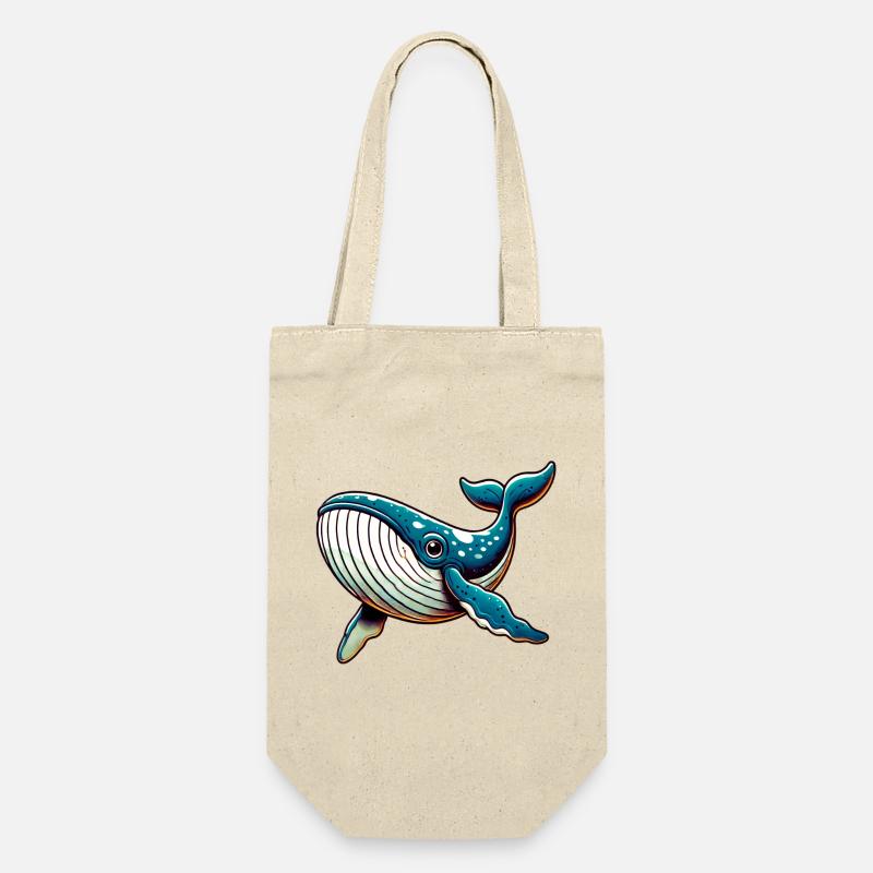 Baleine - Sac à bouteille - nature