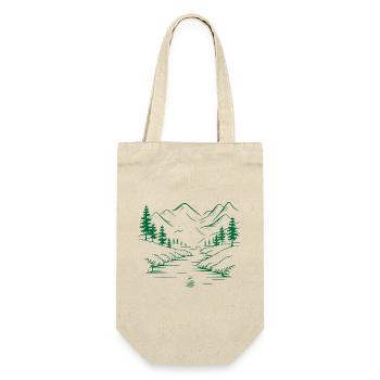 Gebirge - Geschenkbeutel für Flaschen - Natur - Vorne