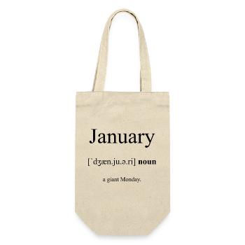Janvier (Janvier) Dictionnaire de définitions - Sac à bouteille - nature - Devant