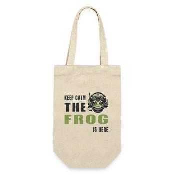 Fighting Frog – Style de garde calme - Sac à bouteille - nature - Devant