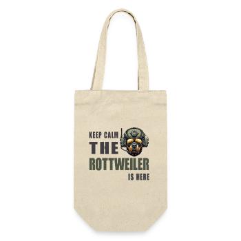 Rottweiler – Conception Keep Calm - Sac à bouteille - nature - Devant