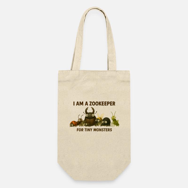 I am a zookeeper – for tiny monsters - Gift Bag for Bottles - nature