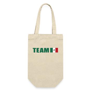 Support-Team Mexiko - Geschenkbeutel für Flaschen - Natur - Vorne