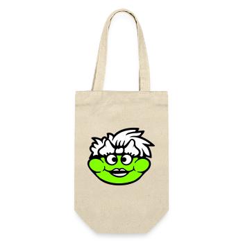grenouille femme joli crapaud drôle fille féminine - Sac à bouteille - nature - Devant