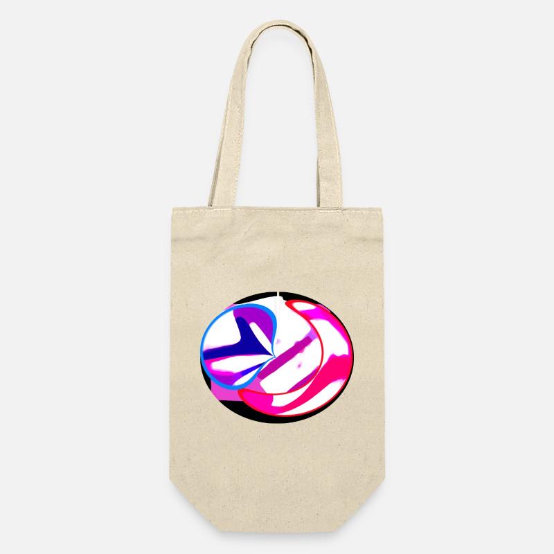 Neon Swirl Abstract - Gift Bag for Bottles - nature