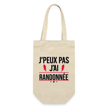 J’peux pas j’ai randonnée Humour Nature - Sac à bouteille - nature - Devant