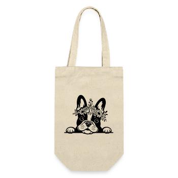 French Bulldog - Gift Bag for Bottles - nature - Front