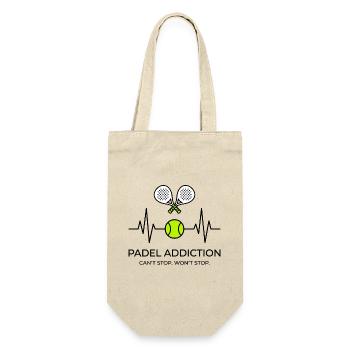Padel Addiction - Sport Heartbeat Black - Sac à bouteille - nature - Devant