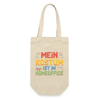 Costume is in the home office carnival carnival office - Gift Bag for Bottles - nature - Front