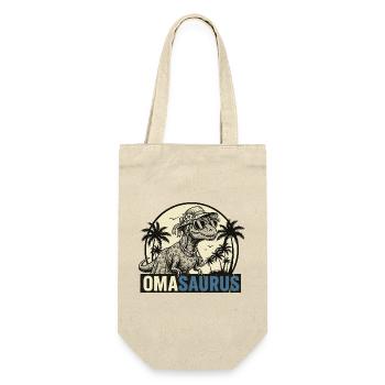 Omasaurus Rex – Funny Granny Dinosaur Gift - Gift Bag for Bottles - nature - Front