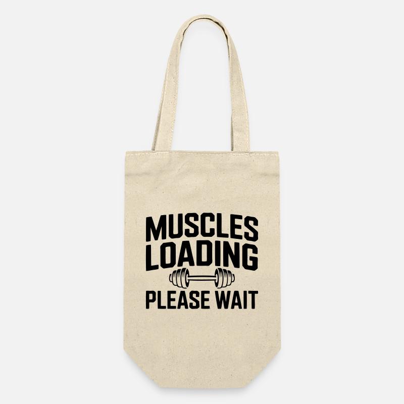 Muscle Building: Muscles Loading - Gift Bag for Bottles - nature
