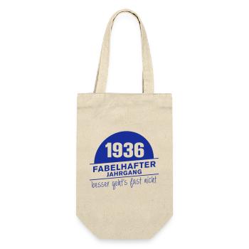 Millésime fabuleux né en 1936 - Sac à bouteille - nature - Devant