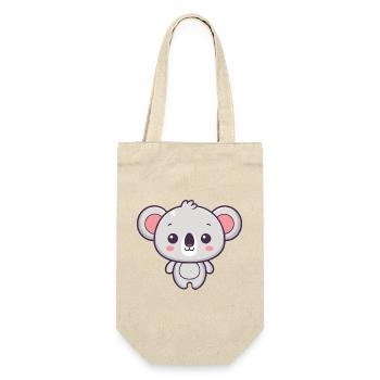 Koala Soft Pastel Drawing - Gift Bag for Bottles - nature - Front