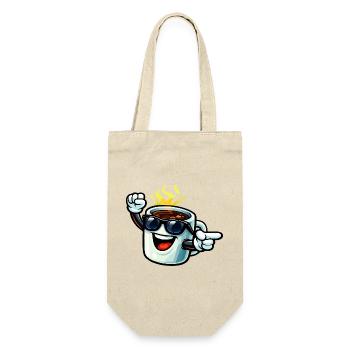 Coffee mug with sunglasses - Gift Bag for Bottles - nature - Front