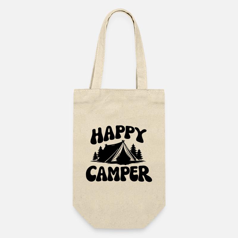 Camper - Geschenkbeutel für Flaschen - Natur