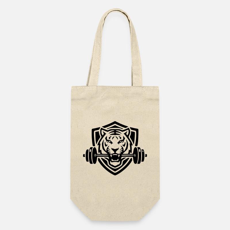 Tiger - Geschenkbeutel für Flaschen - Natur